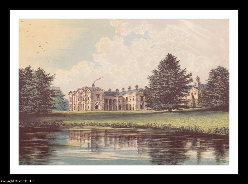 MORRIS, FRANCIS ORPEN - Compton Verney, near Kineton, Warwickshire. The House of Lord Willoughby De Broke. Antique Colour Print.