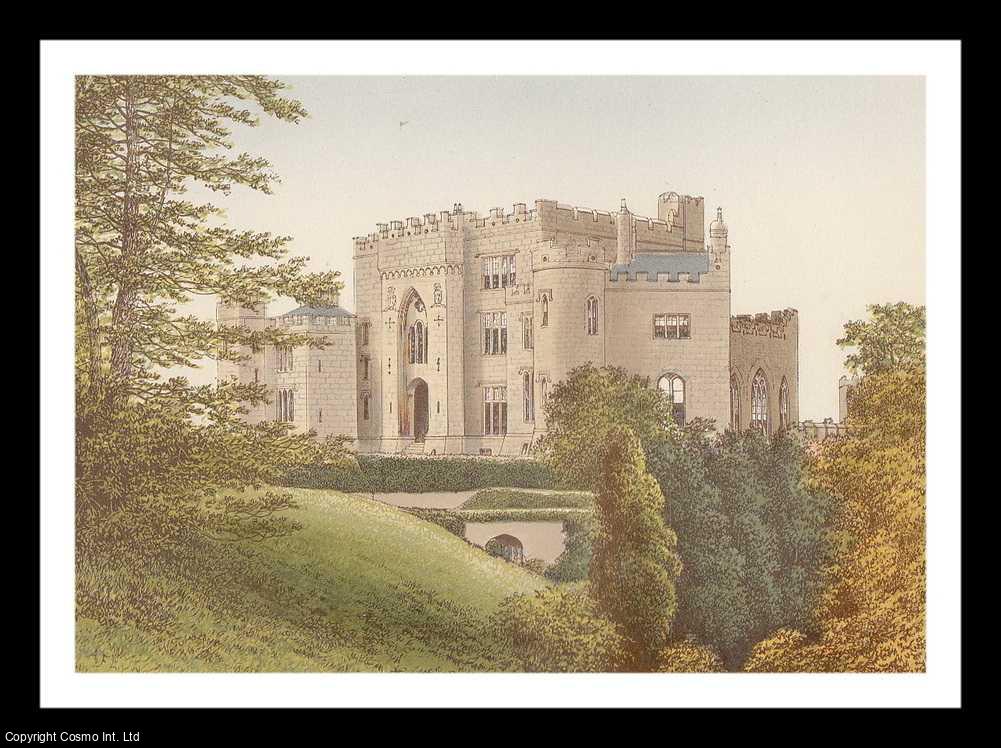 MORRIS, FRANCIS ORPEN - Birr Castle, Parsontown, King's County, Ireland. The House of the Earls of Rosse. Antique Colour Print.