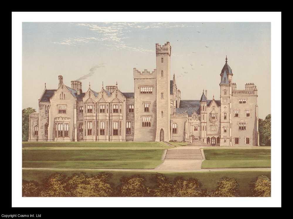 MORRIS, FRANCIS ORPEN - Rossmore Park, near Monaghan, County of Monaghan, Ireland. The House of the Rossmore family. Antique Colour Print.