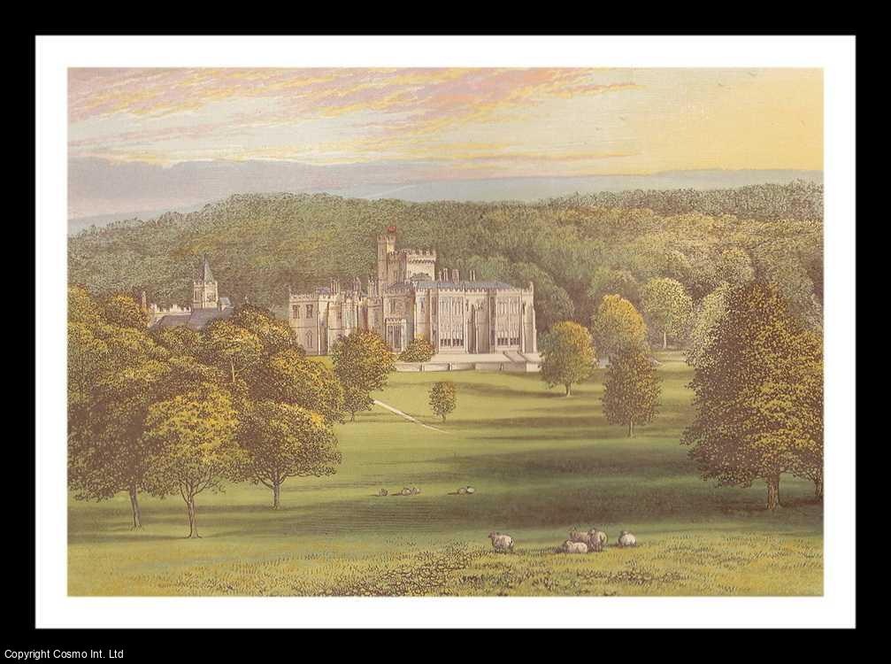 MORRIS, FRANCIS ORPEN - Capernwray, near Lancaster, Lancashire. The House of the Marton family. Antique Colour Print.