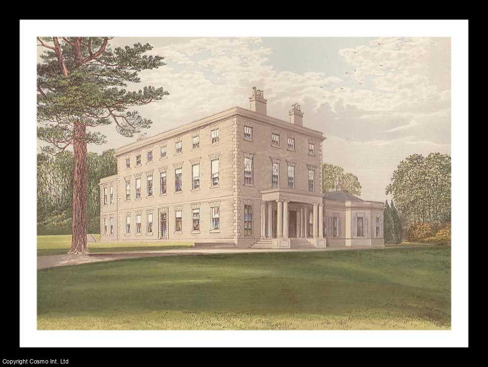 MORRIS, FRANCIS ORPEN - Carnanton, near St Colomb, Cornwall. The House of the Willyams family. Antique Colour Print.