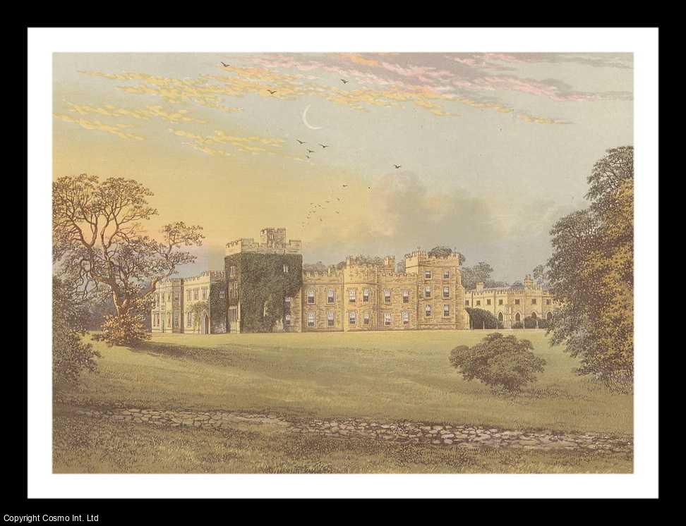 MORRIS, FRANCIS ORPEN - Hornby Castle, near Bedale, Yorkshire. The House of the Duke of Leeds. Antique Colour Print.