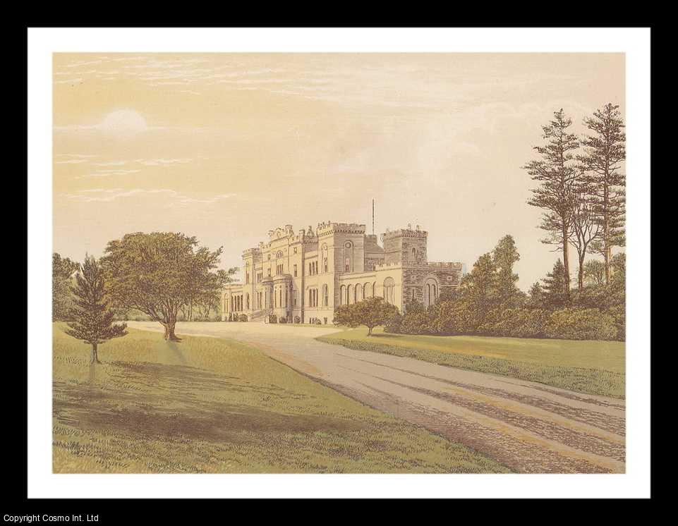 MORRIS, FRANCIS ORPEN - Rossie Castle, near Montrose, Forfarshire. The House of the Macdonald family. Antique Colour Print.