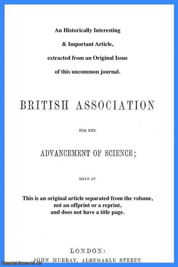 Professor Oscar Liebreich - The Retardation of Chemical Reaction from Diminution of Space. An uncommon original article from The British Association for The Advancement of Science report, 1896.