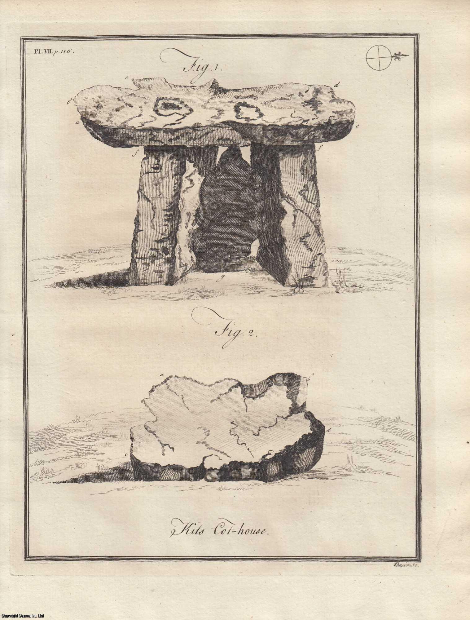MR. COLEBROOKE - An Account of the Monument commonly ascribed to Catigern. A rare original article from the journal Archaeologia, 1773.