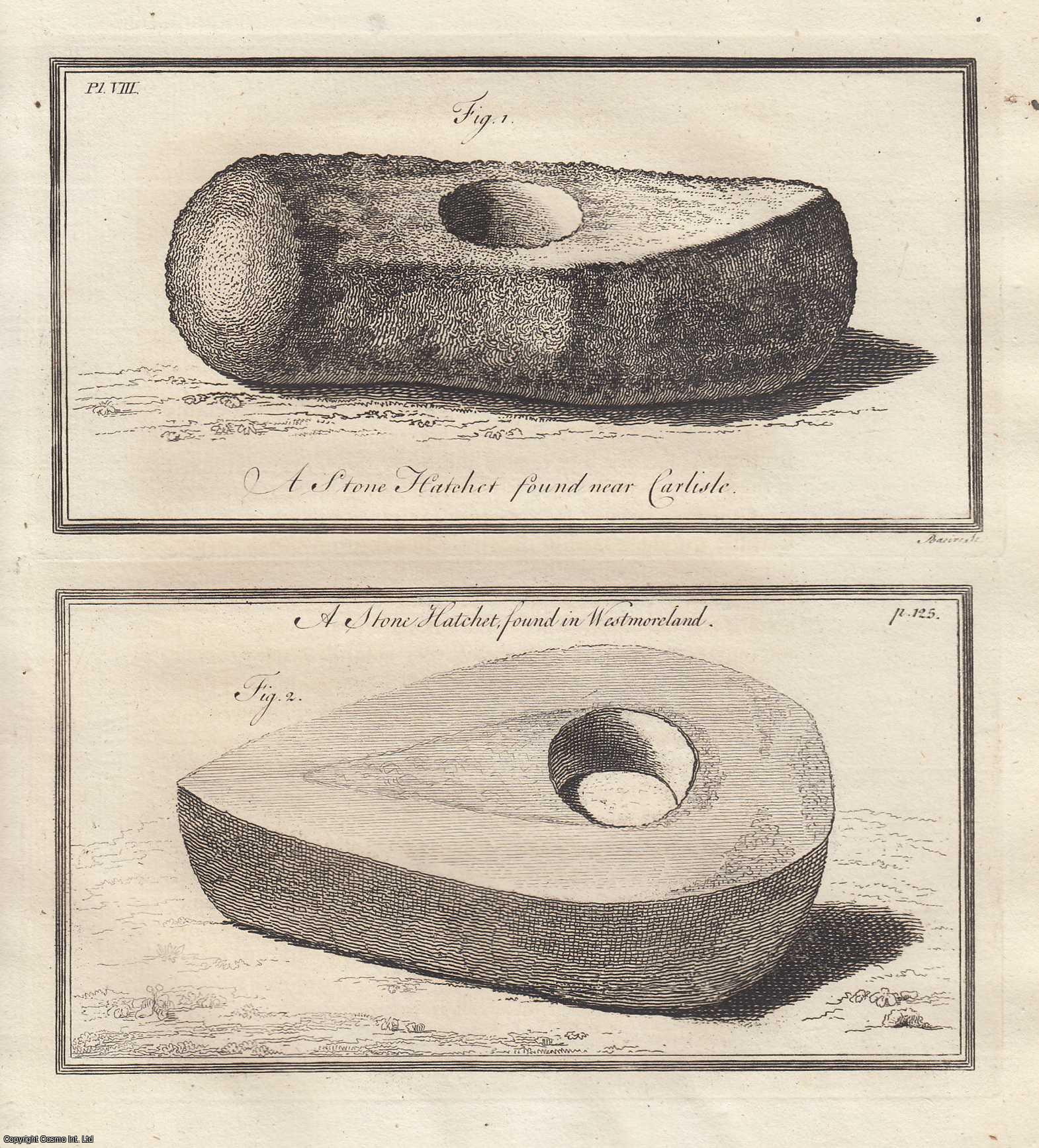 BISHOP LYTTLETON - Observations on Stone Hatchets. A rare original article from the journal Archaeologia, 1773.