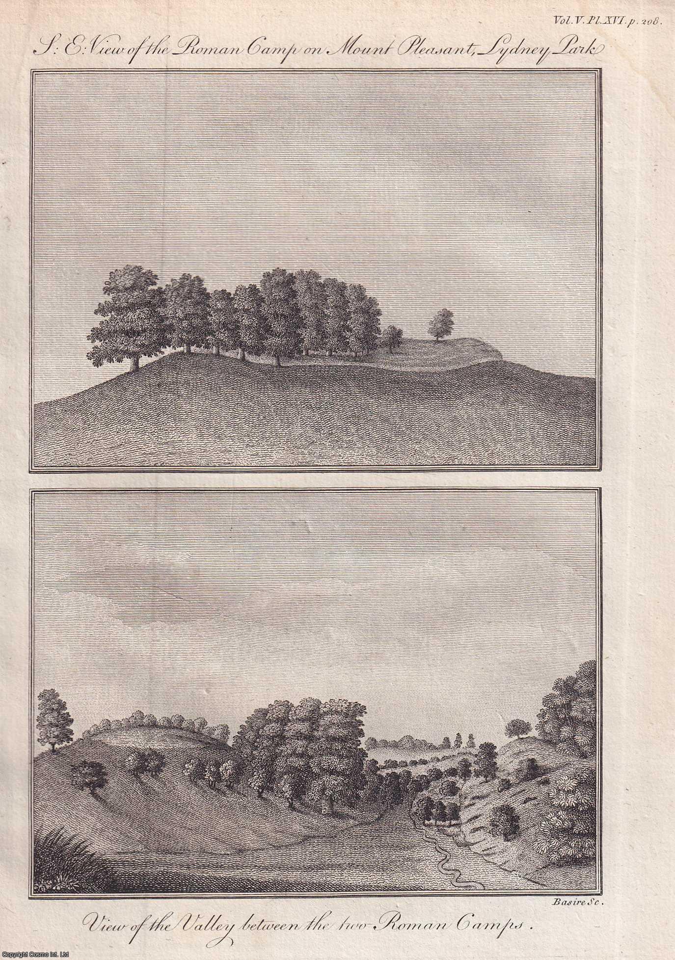 HAYMAN ROOKE, ESQ. F.A.S. - Description of two Roman Camps in Gloucestershire. A rare original article from the journal Archaeologia, 1779.