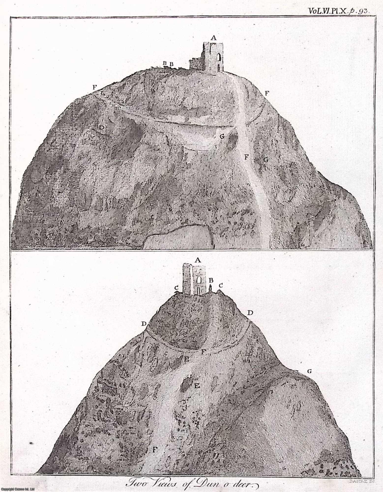 MR. JAMES ANDERSON - A further Description of ancient Fortifications in the North of Scotland. A rare original article from the journal Archaeologia, 1782.
