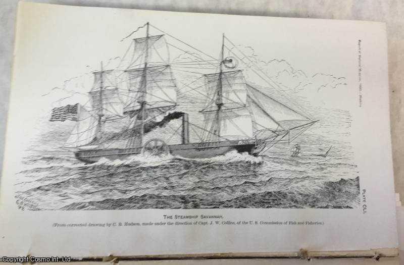 J. ELFRETH, WATKINS - The Log of The Savannah. (The first Steamship to cross the Atlantic). An original article from the Report of the Smithsonian Institution, 1891.