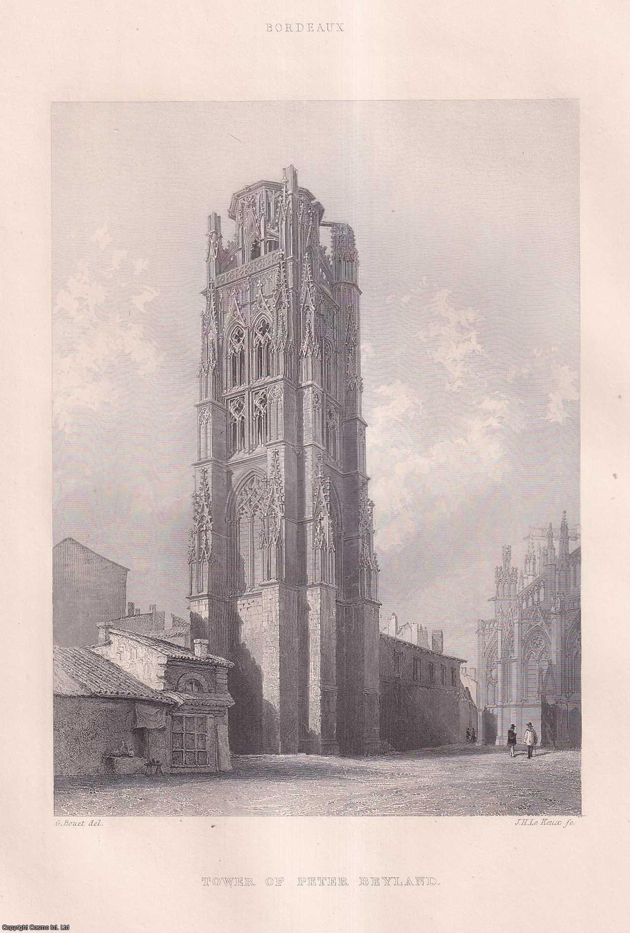 John Henry Parker, Esq., F.S.A. - Third Letter to the Viscount Mahon... upon the Ancient Churches in the West of France. An uncommon original article from the journal Archaeologia, 1853.