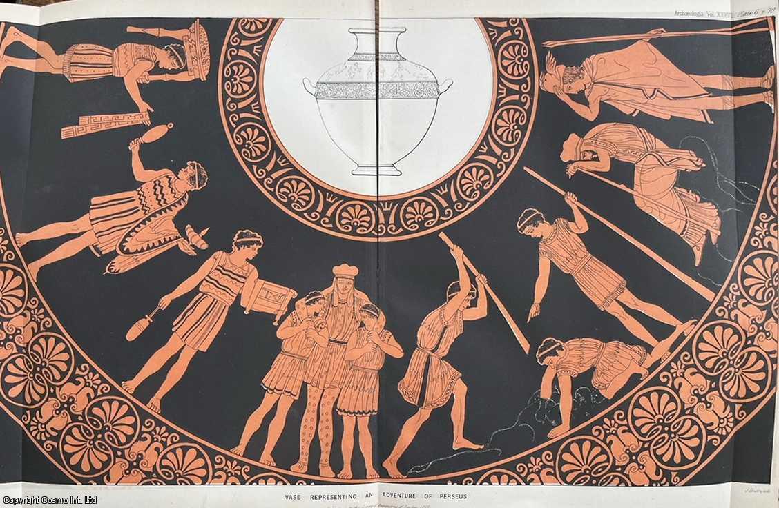SAMUEL BIRCH, ESQ., F.S.A. - On a Vase representing an Adventure of Perseus. A rare original article from the journal Archaeologia, 1855.