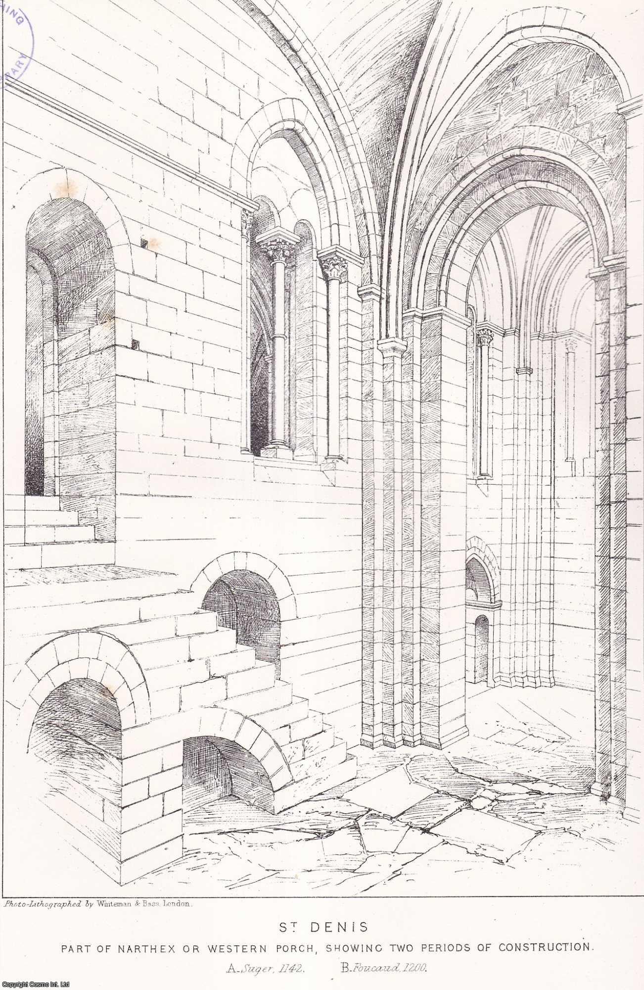 JOHN HENRY PARKER, ESQ., HON. M.A., F.S.A. - On the English Origin of Gothic Architecture. A rare original article from the journal Archaeologia, 1871.