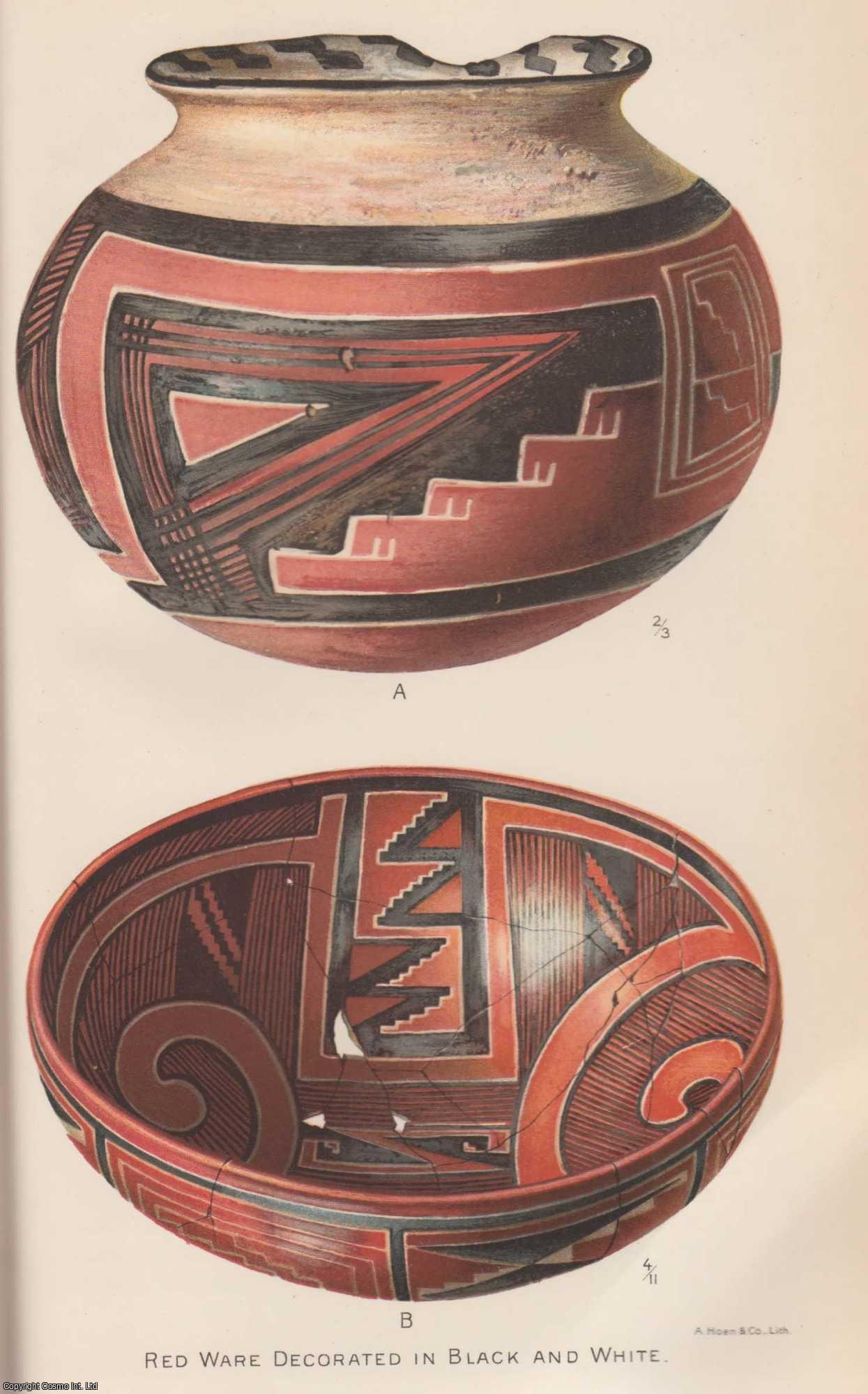 FEWKES, J. WALTER - Expedition to The Pueblo Ruins Near Winslow, Arizona, in 1896. An original article from the Report of the Smithsonian Institution, 1896.