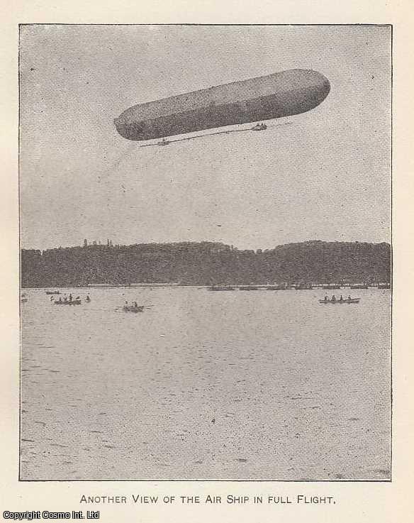 CURTIS, THOMAS E. - Zeppelin Air Ship. An original article from the Report of the Smithsonian Institution, 1900.