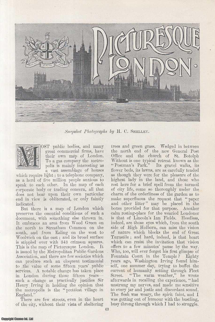 No Author Stated - Picturesque London. An original article from the Windsor Magazine, 1898.