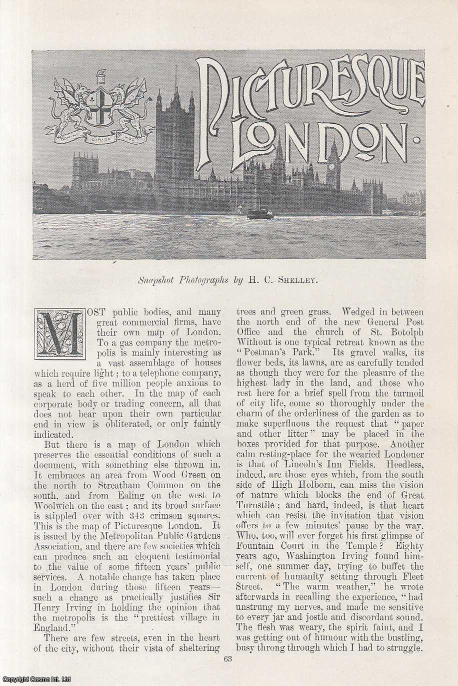 ---. - Picturesque London. An original article from the Windsor Magazine, 1898.