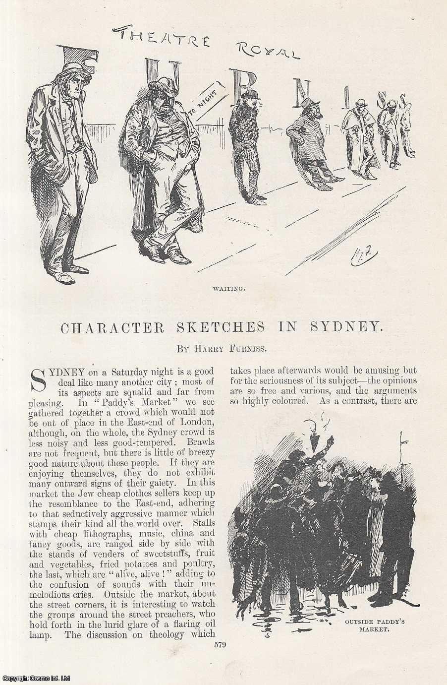 Harry Furniss - Sydney Larrikins ; Street Gambling ; Pddy's Market & more : Character Sketches in Sydney. An original article from the Windsor Magazine, 1898.