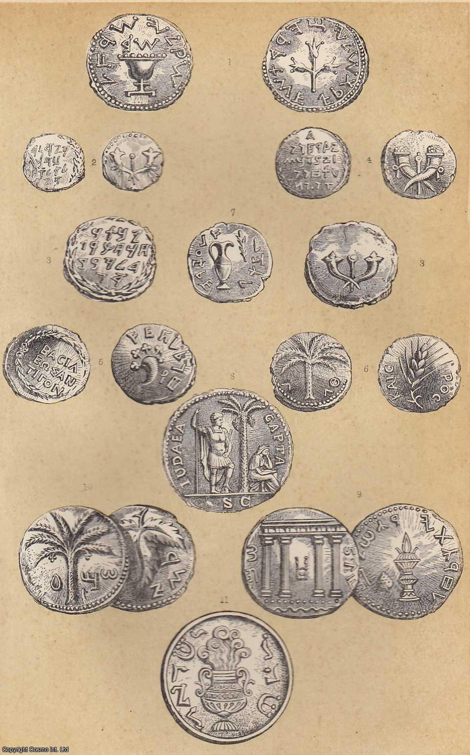 HUMPHREYS, H. NOEL - The First Jewish Shekels, With Some Account of The Succeeding Coinages of Judaea, Till The Reduction of Jerusalem to The Condition of a Roman Colony, in The Reign of Hadrian. A rare original article from the Intellectual Observer, 1863.