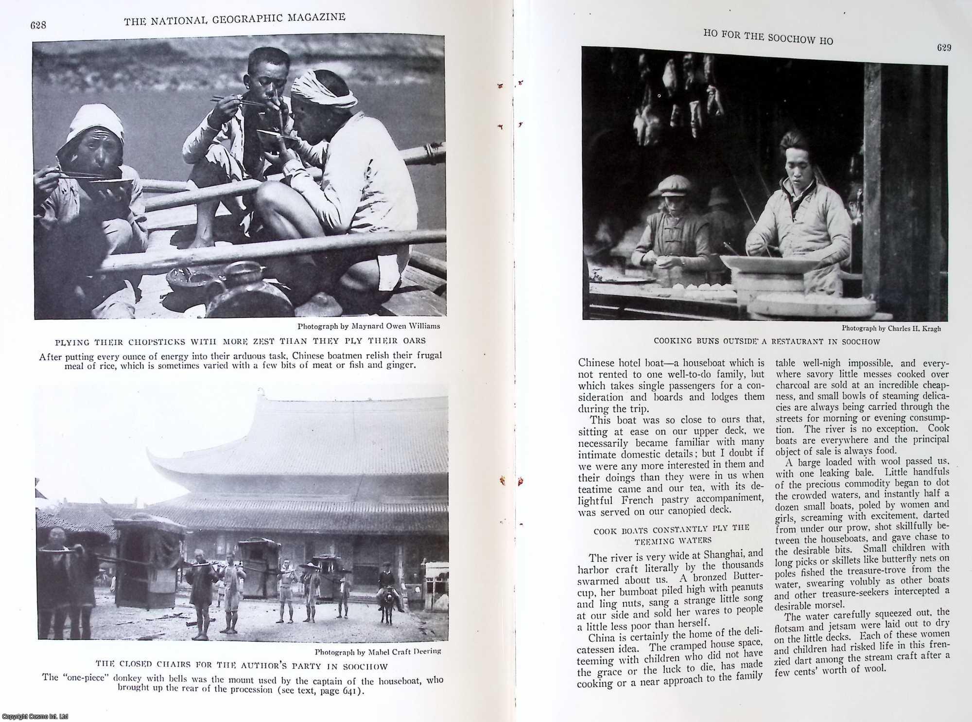 DEERING, MABEL CRAFT - Ho For The Soochow Ho. An original article from the National Geographic Magazine, 1927.