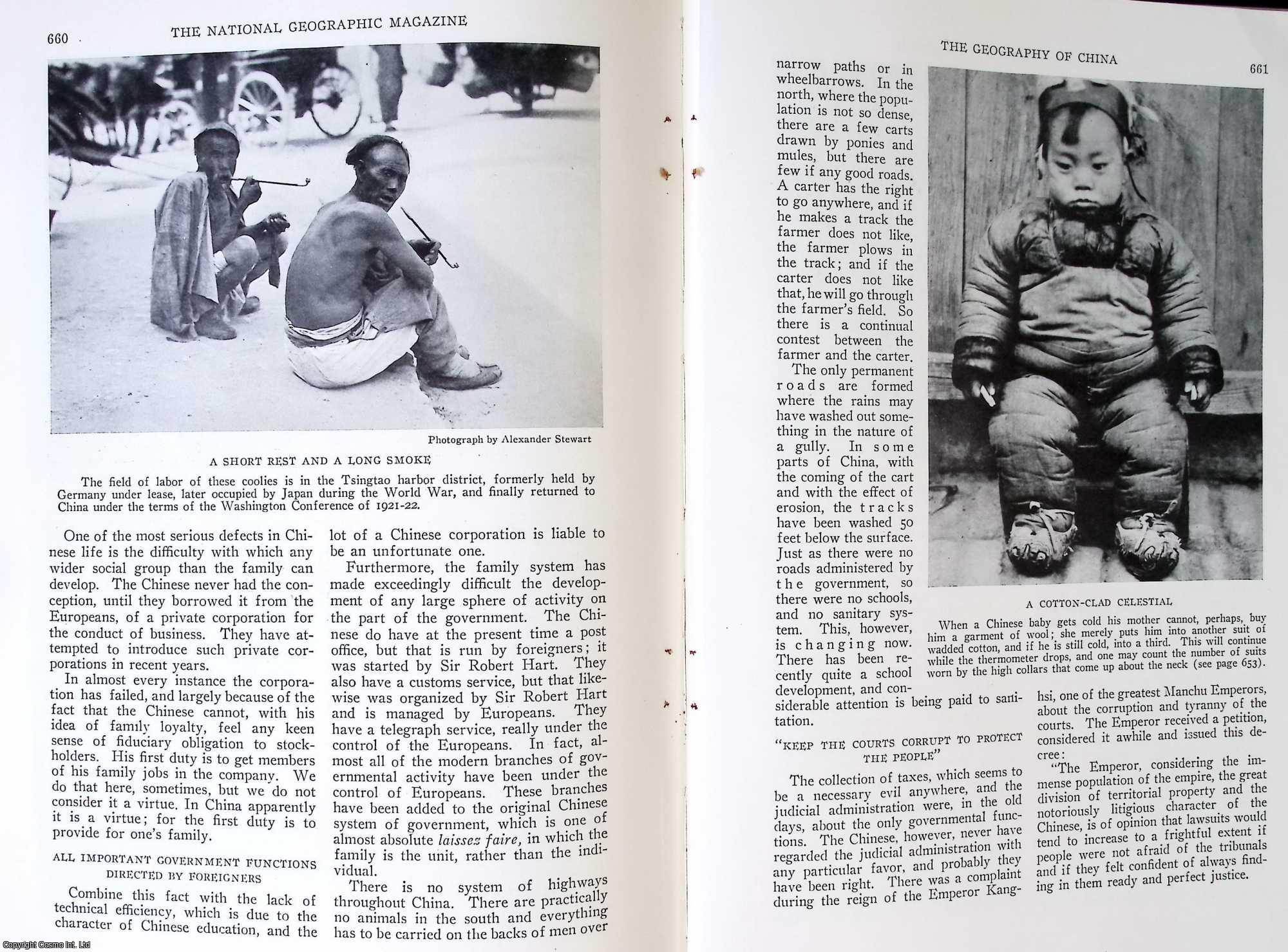 Frank johnson Goodnow - The Geography of China : The Influence of Physical Environment on the History and Character of the Chinese People. An original article from the National Geographic Magazine, 1927.