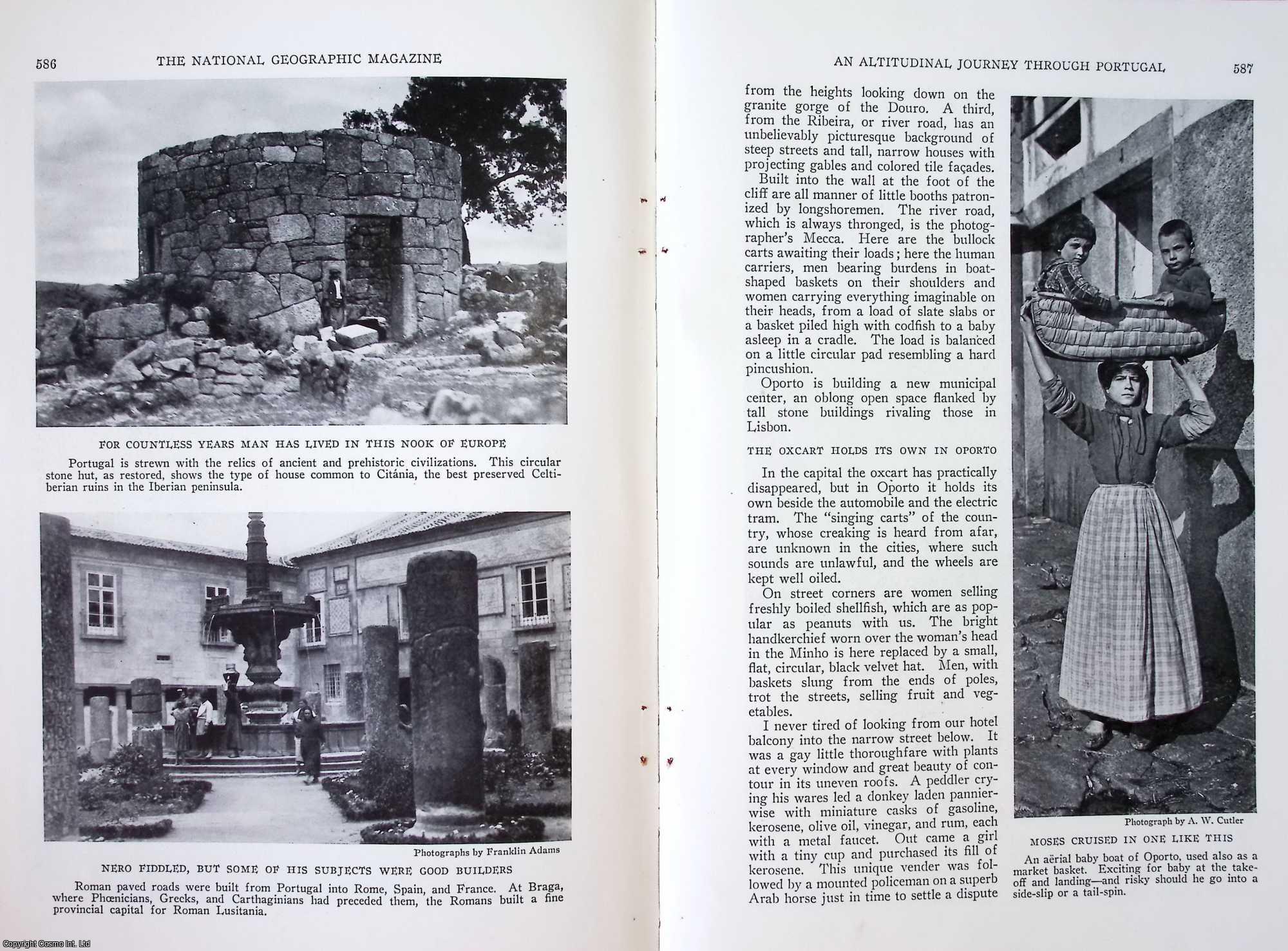 Harriet Chalmers Adams - An Altitudinal Journey through Portugal : Rugged Scenic Beauty, Colorful Costumes, and Ancient Castles abound in tiny Nation that once Ruled a vast Empire. An original article from the National Geographic Magazine, 1927.