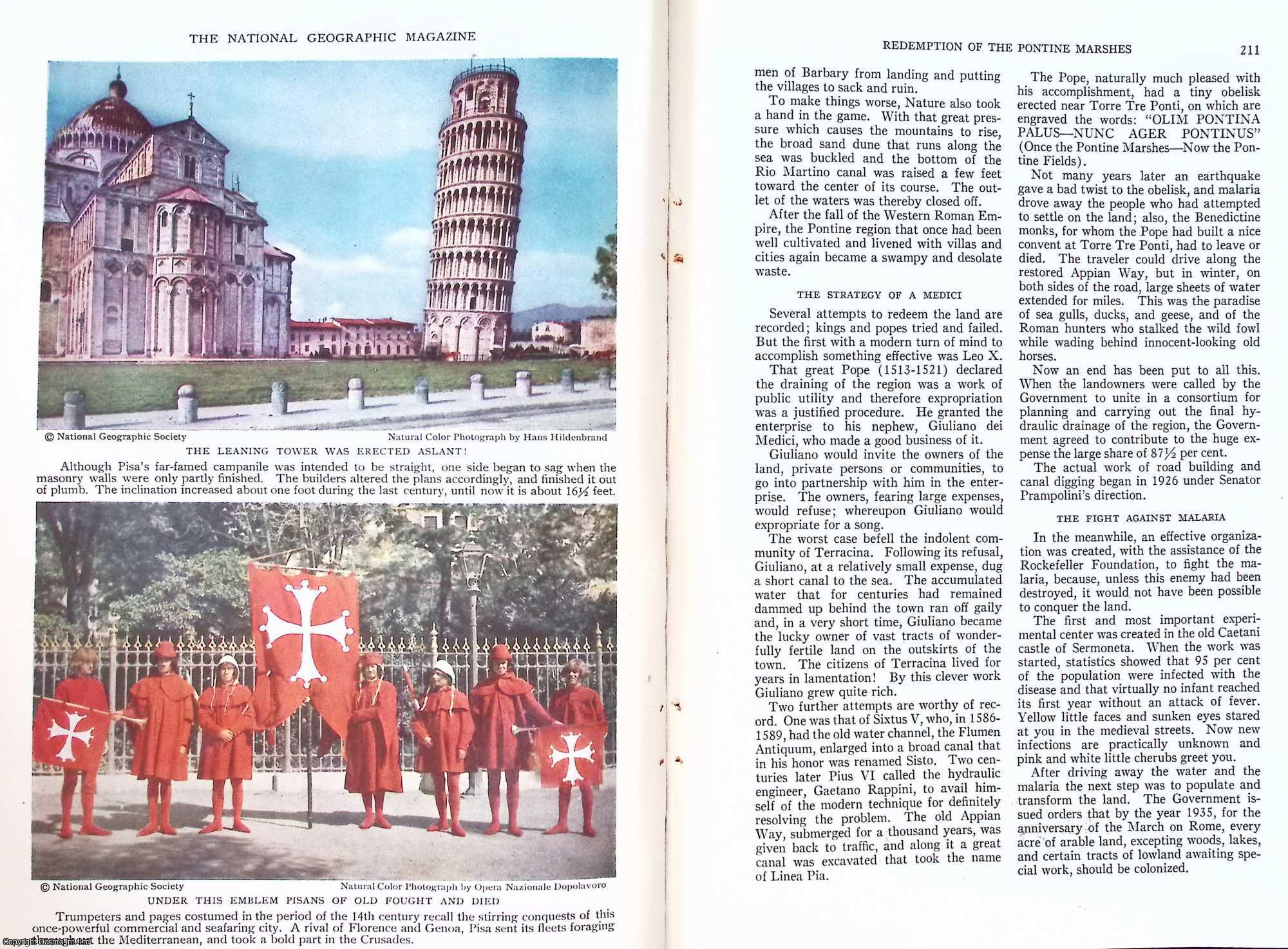 Gelasio Caetani - Redemption of the Pontine Marshes: By Draining the Malarial Wastes around Rome, Italy has created a Promised Land. An original article from the National Geographic Magazine, 1934.