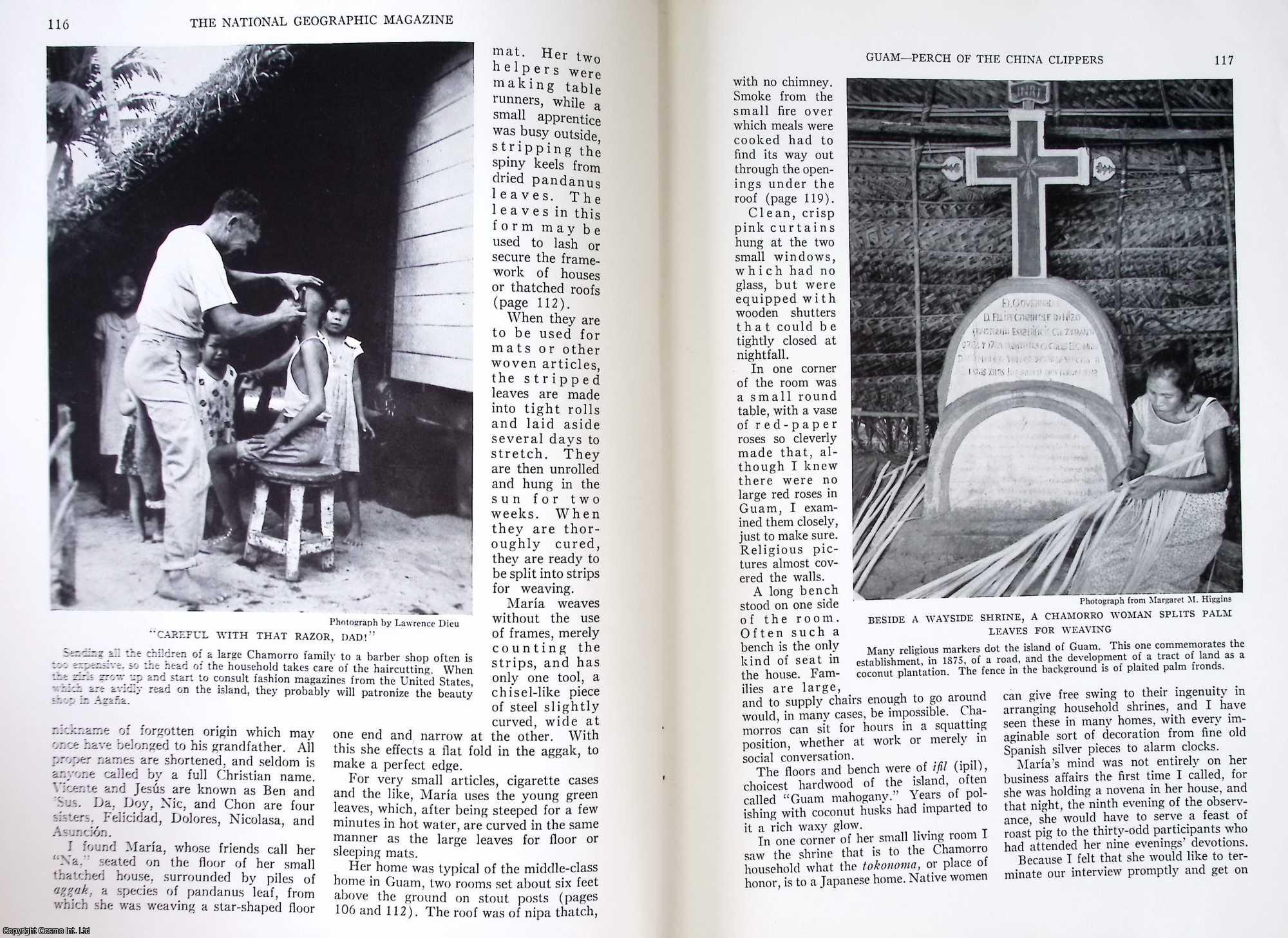 Margaret M. Higgins - Guam - Perch of the China Clippers. An original article from the National Geographic Magazine, 1938.