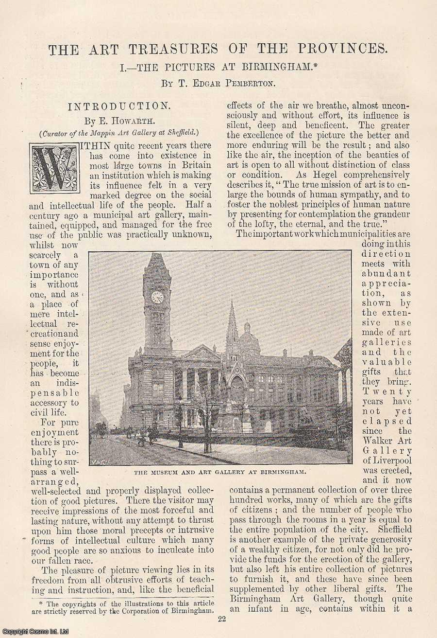 PEMBERTON, T. EDGAR - The Art Treasures of The Provinces. I. The Pictures at Birmingham. An original article from the Windsor Magazine, 1895.