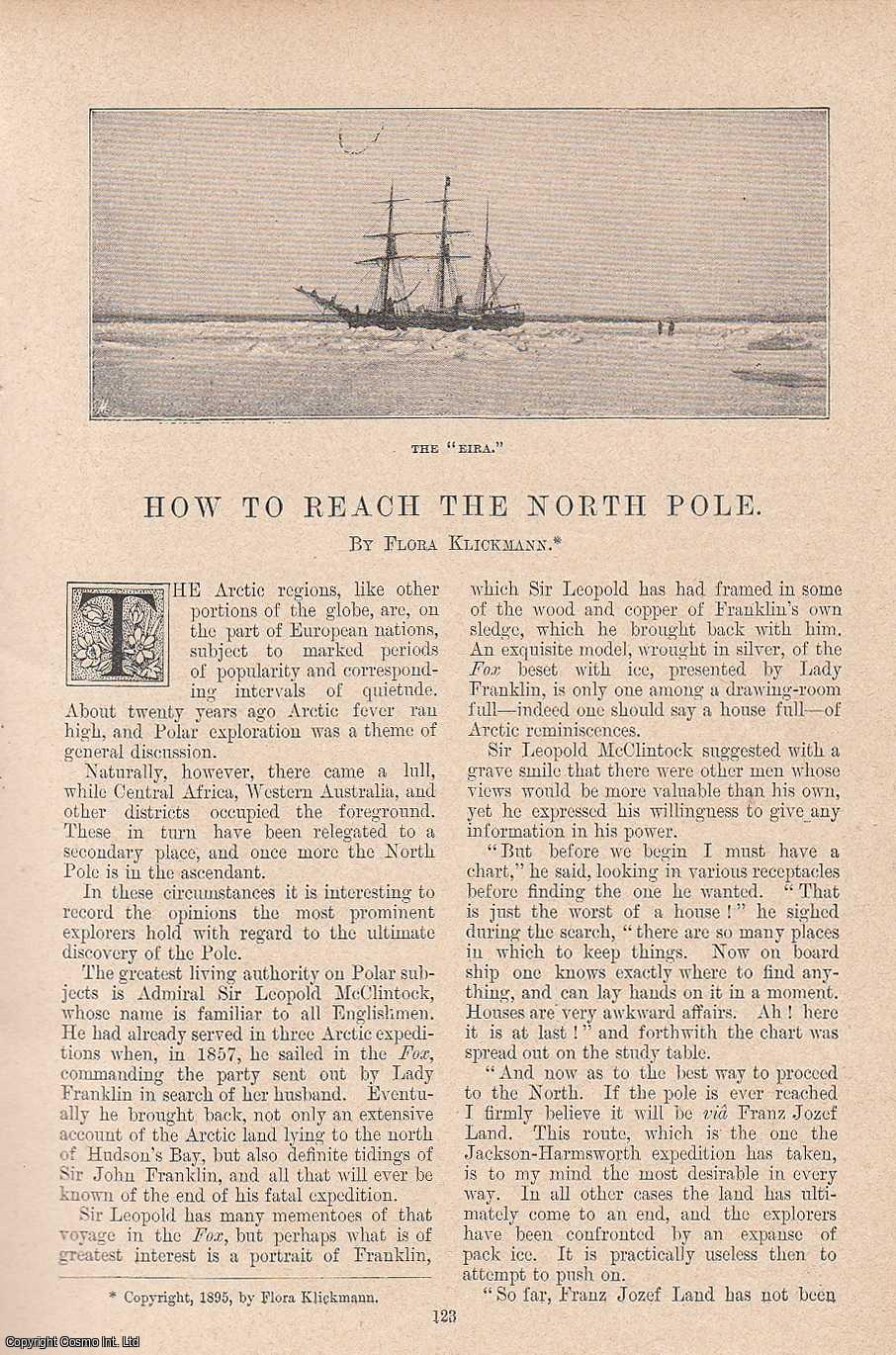 KLICKMANN, FLORA - How to Reach The North Pole. An original article from the Windsor Magazine, 1895.