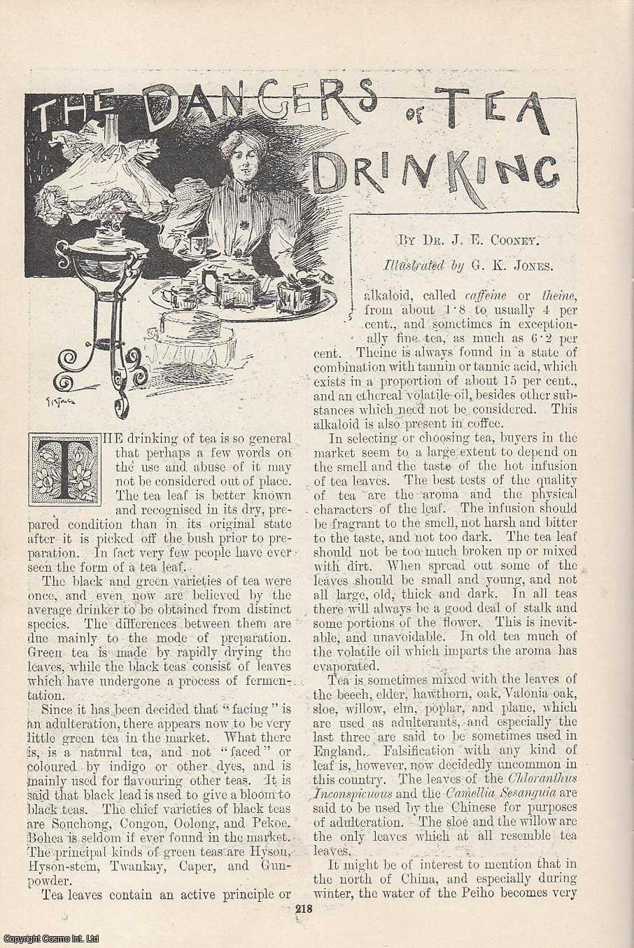 Dr. J.E. Cooney - The Dangers of Tea Drinking. Illustrated by G. K. Jones. An original article from the Windsor Magazine, 1895.