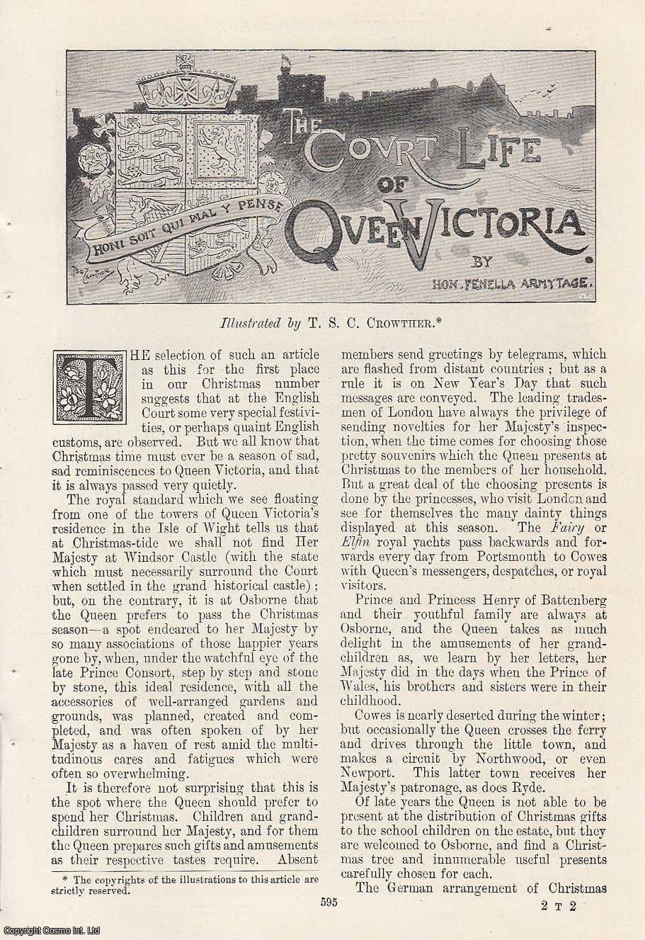 Hon. Fenella Armutage - The Court Life of Queen Victoria. Illustrated by T. S. C. Crowther. An original article from the Windsor Magazine, 1895.