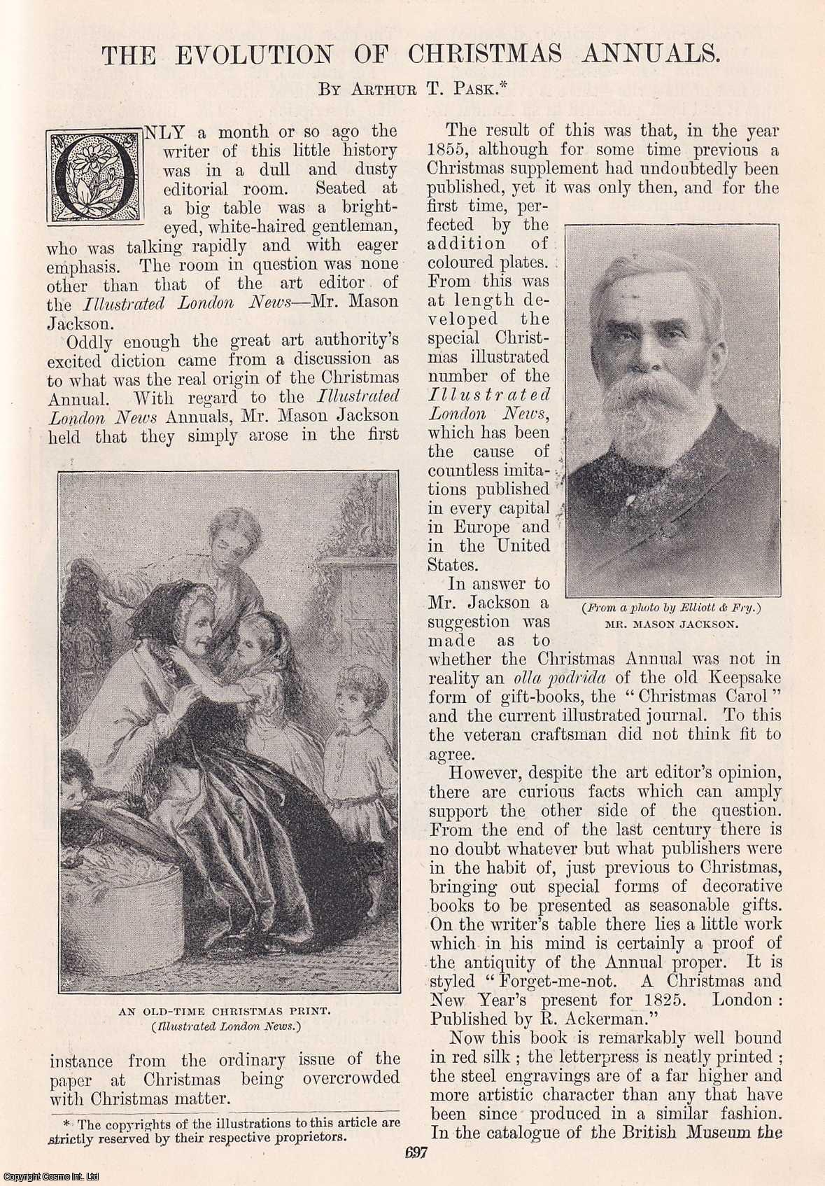 PASK, ARTHUR T. - The Evolution of Christmas Annuals. An original article from the Windsor Magazine, 1895.