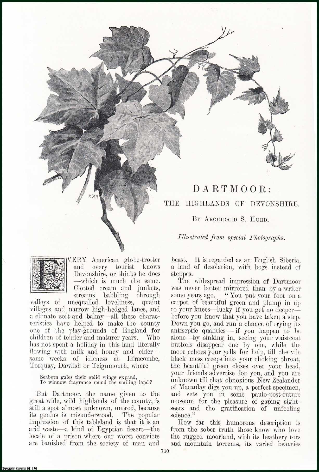Archibald S. Hurd - Dartmoor: The Highlands of Devonshire. An original article from the Windsor Magazine 1897.