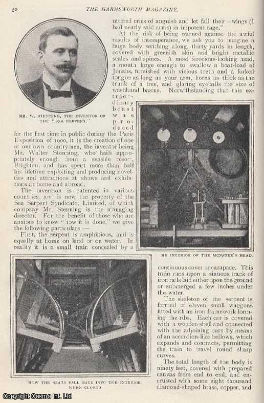 --- - London's Sea Serpent. What The Elephants and Monkeys Thought of It. A rare original article from the Harmsworth London Magazine, 1901.