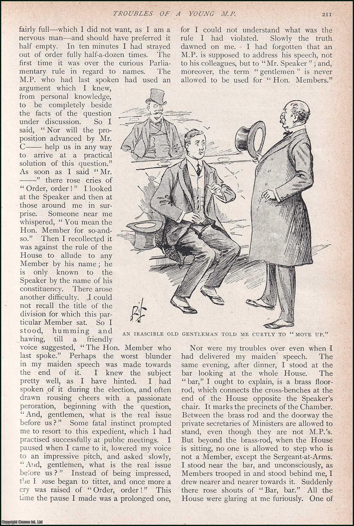 --- - Troubles of a Young M.P. A rare original article from the Harmsworth London Magazine, 1902.