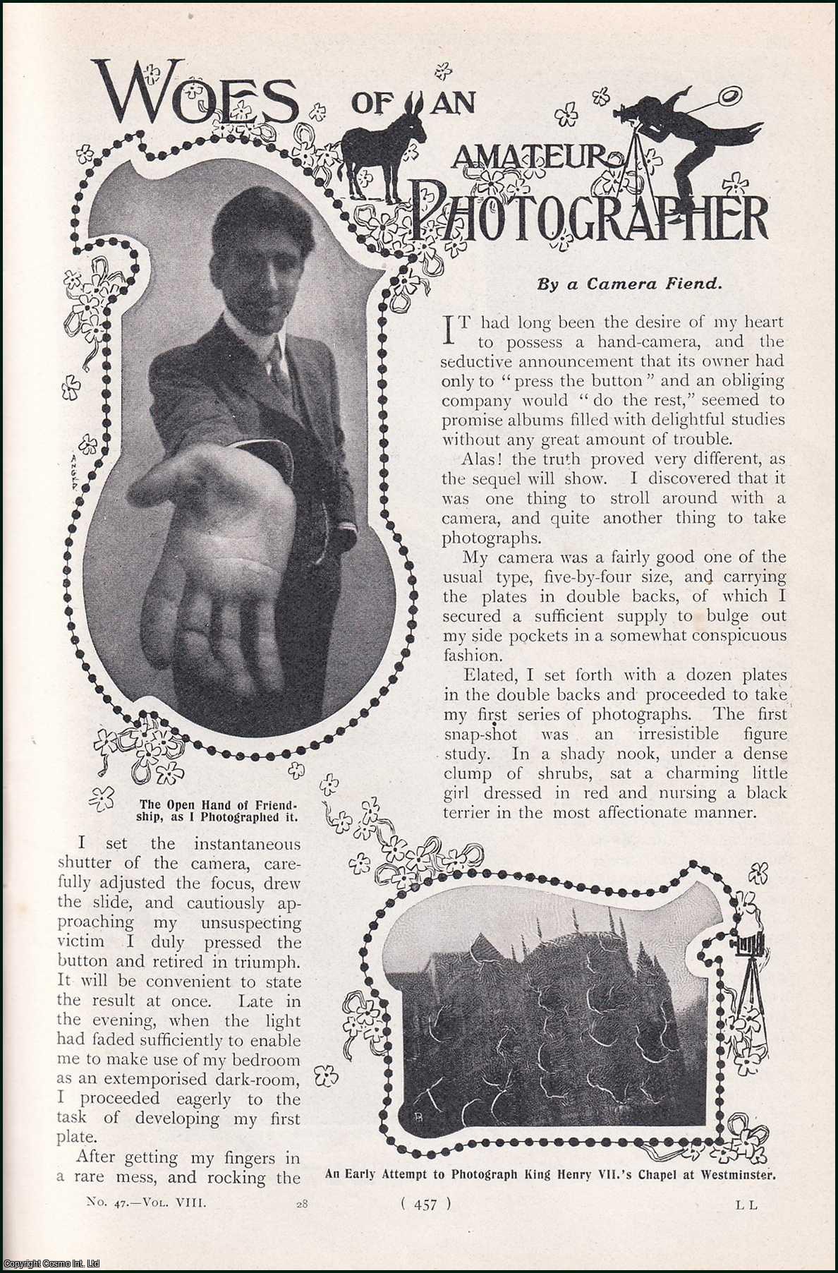 --- - Woes of an Amateur Photographer. A rare original article from the Harmsworth London Magazine, 1902.