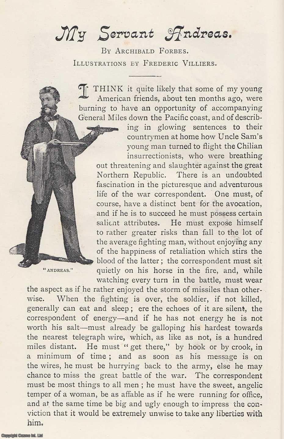 Archibald Forbes - My Servant Andreas. A rare original article from the Idler Magazine, 1893.