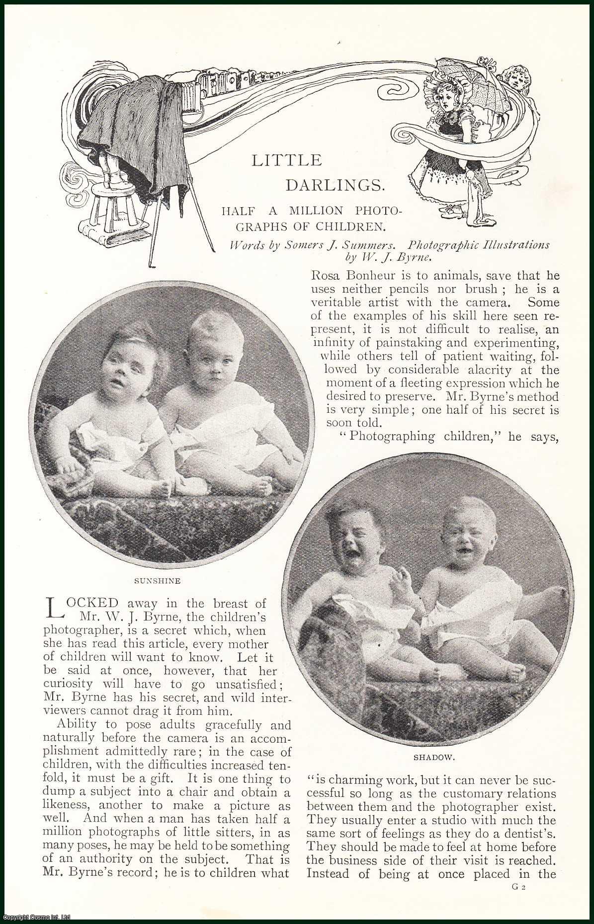 SUMMER, SOMERS J. - Little Darlings. The Photography of W.J. Byrne. A rare original article from the Harmsworth London Magazine, 1898-99.