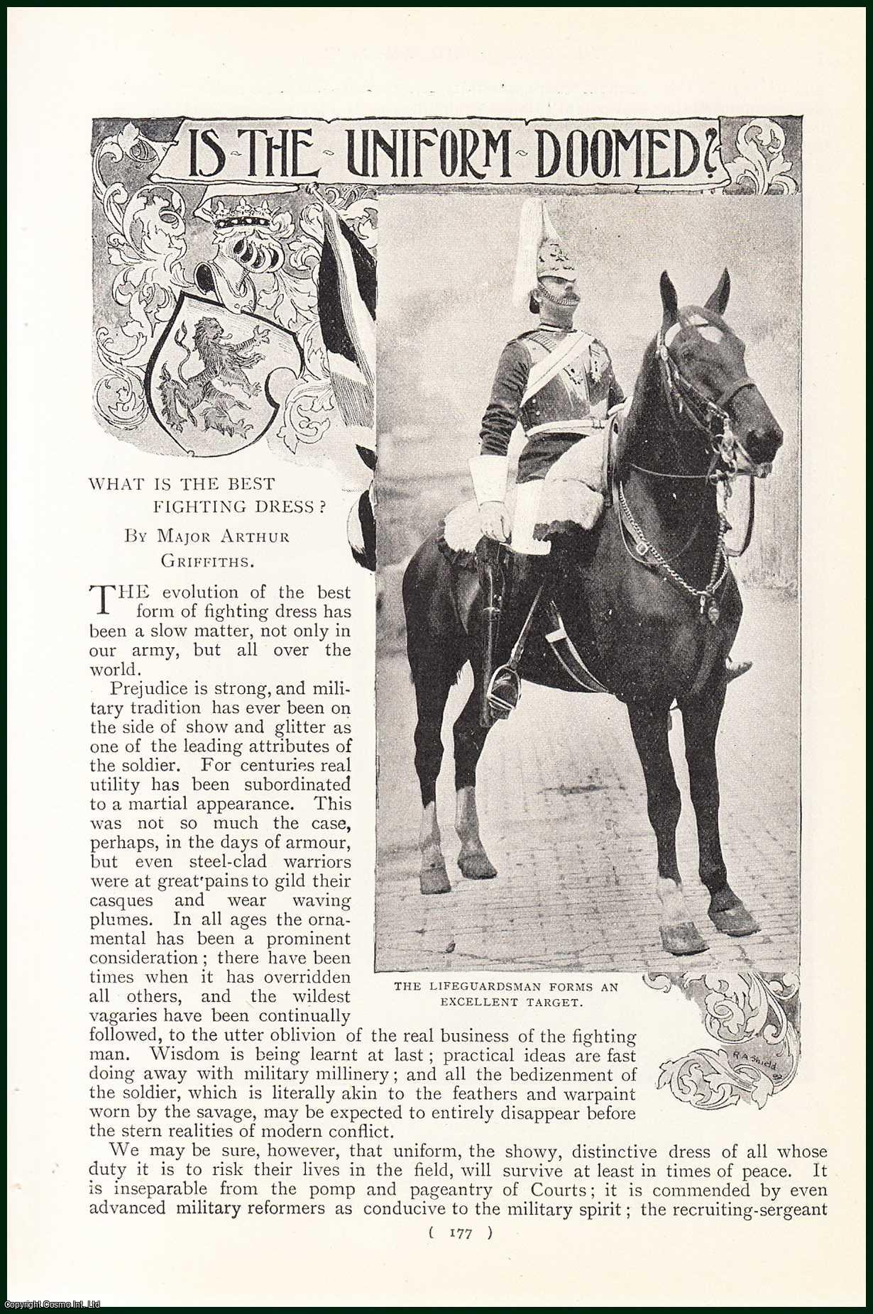 Major Arthur Griffiths - What Is The Best Fighting Dress For Soldiers : Is The Uniform Doomed. An uncommon original article from the Harmsworth London Magazine, 1901.