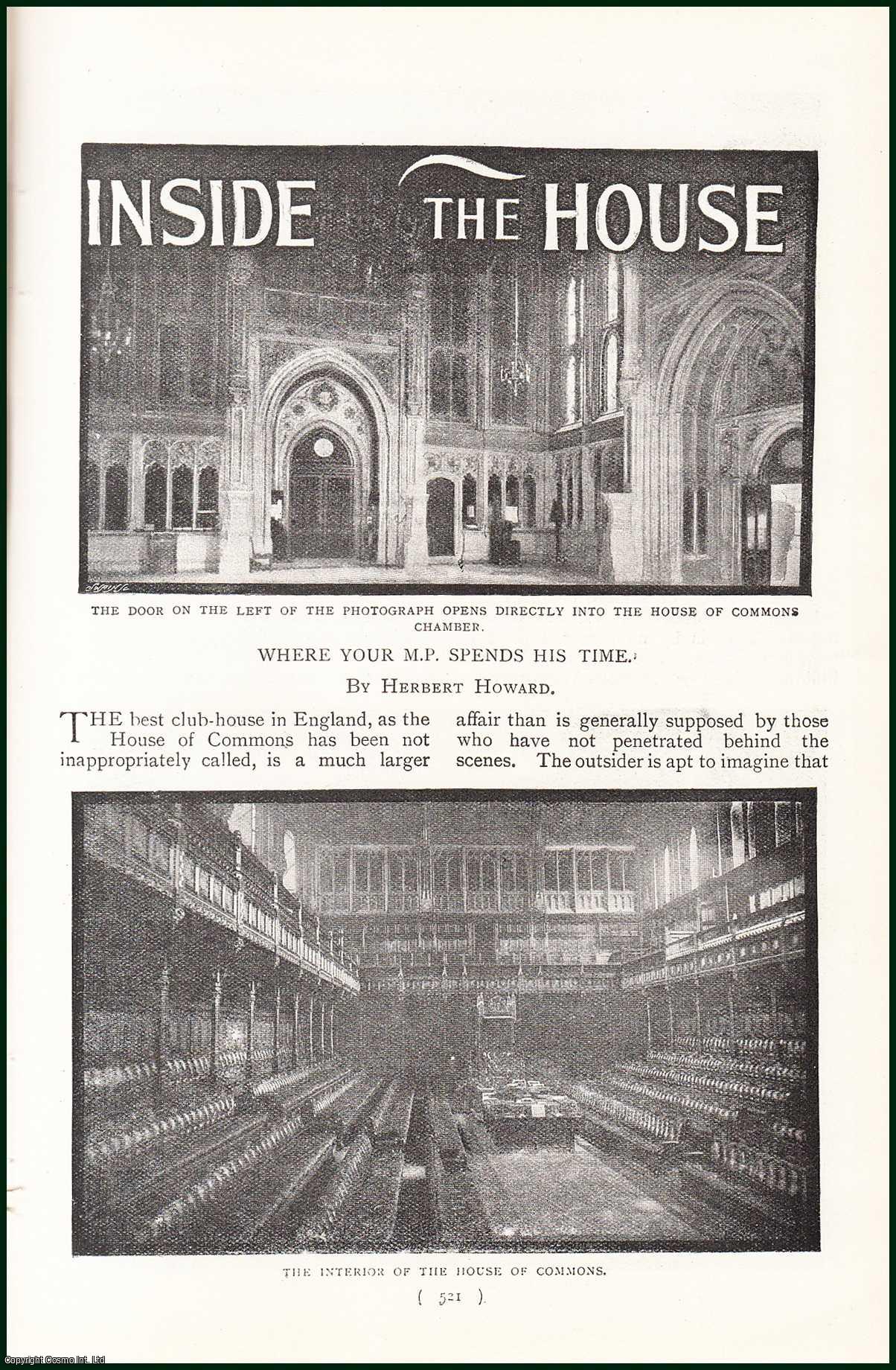 Herbert Howard - Inside The House of Commons, Where Your M.P. Spends His Time. An uncommon original article from the Harmsworth London Magazine, 1901.