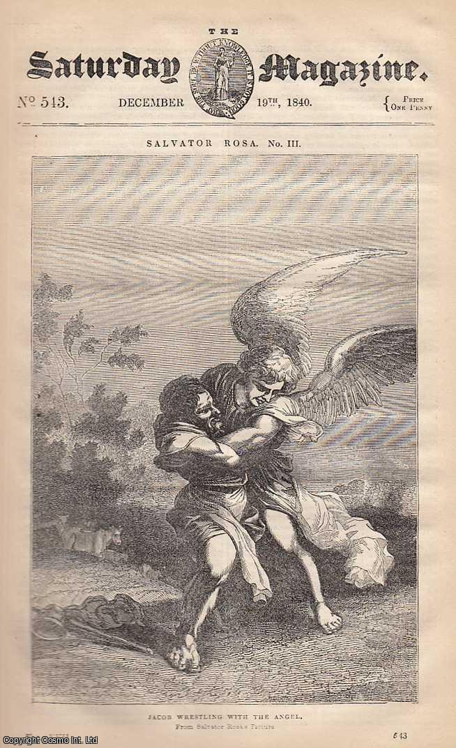 --- - Salvator Rosa and His Works; Notice of Some Remarkable Zoophytes; The Raven; The Syrian Coast. Issue No. 543, December 19th, 1840. A complete rare weekly issue of the Saturday Magazine, 1840.