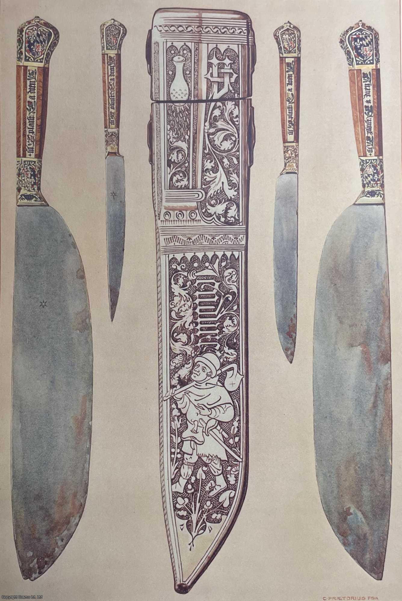 O.M. Dalton, Esq., M.A., F.S.A. - On a Set of Table-knives in the British Museum made for John the Intrepid. An uncommon original article from the journal Archaeologia, 1907.