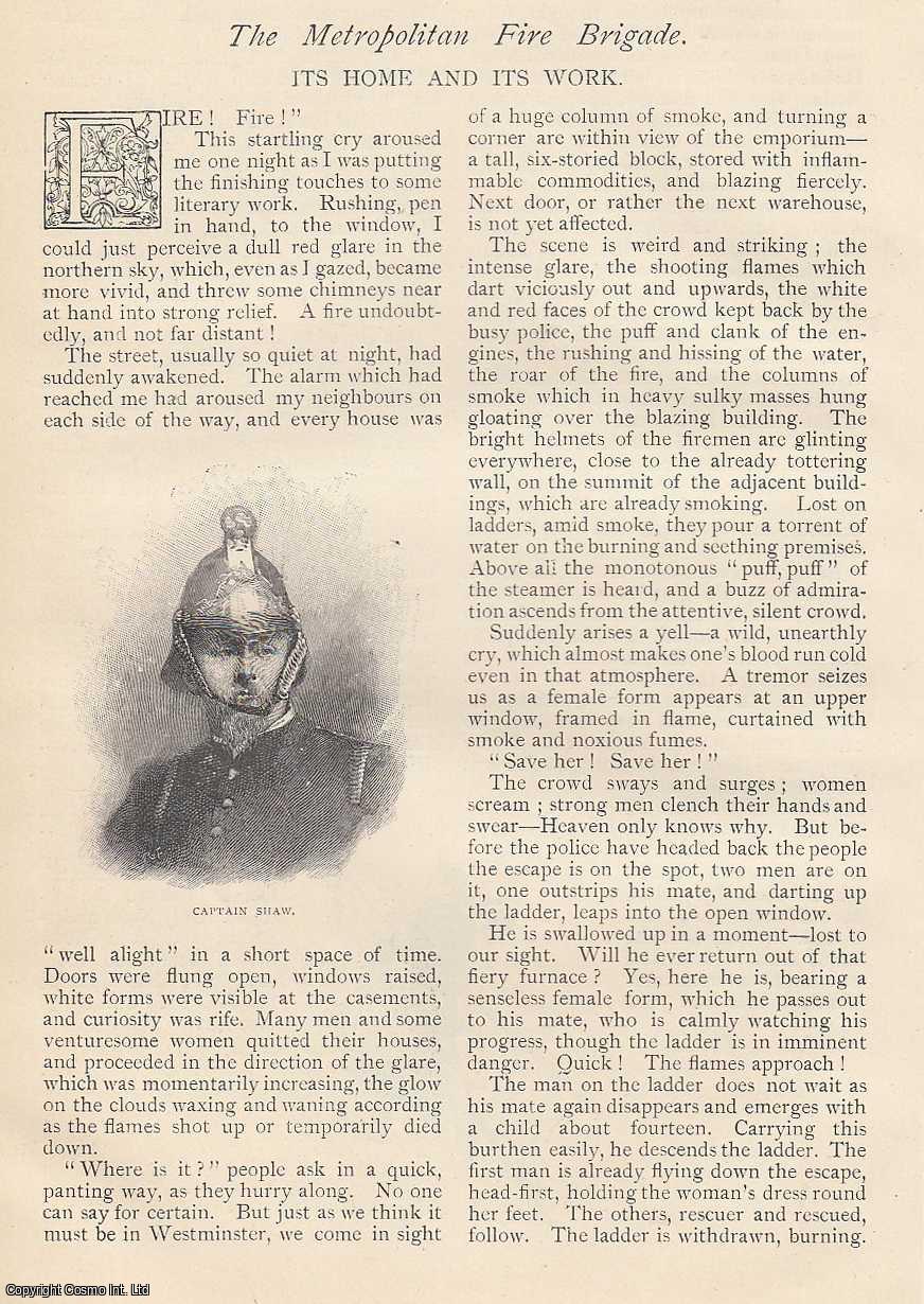 --- - The Metropolitan Fire Brigade, Its Home and Work. An original article from The Strand Magazine, 1891.