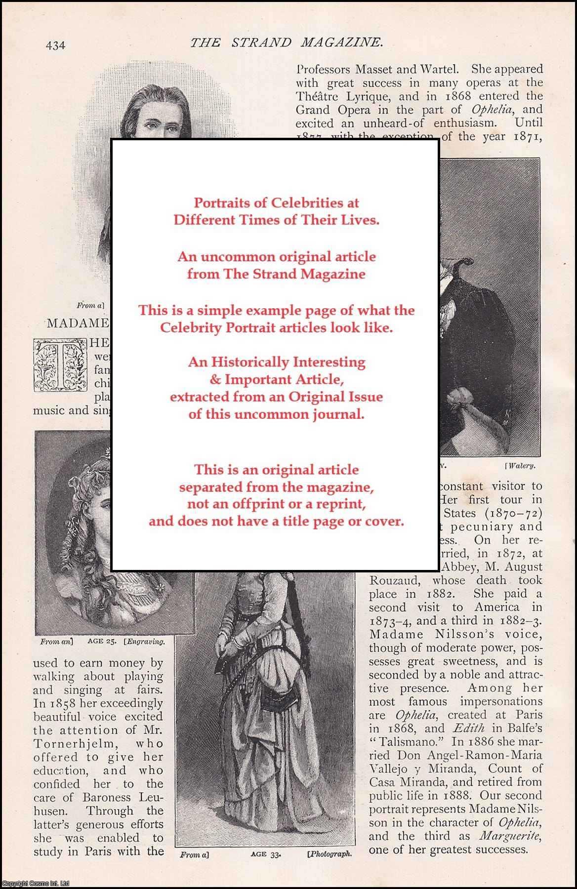 Strand Magazine - J. L. Toole. Portraits of Celebrities at Different Ages. An uncommon original article from The Strand Magazine, 1891.