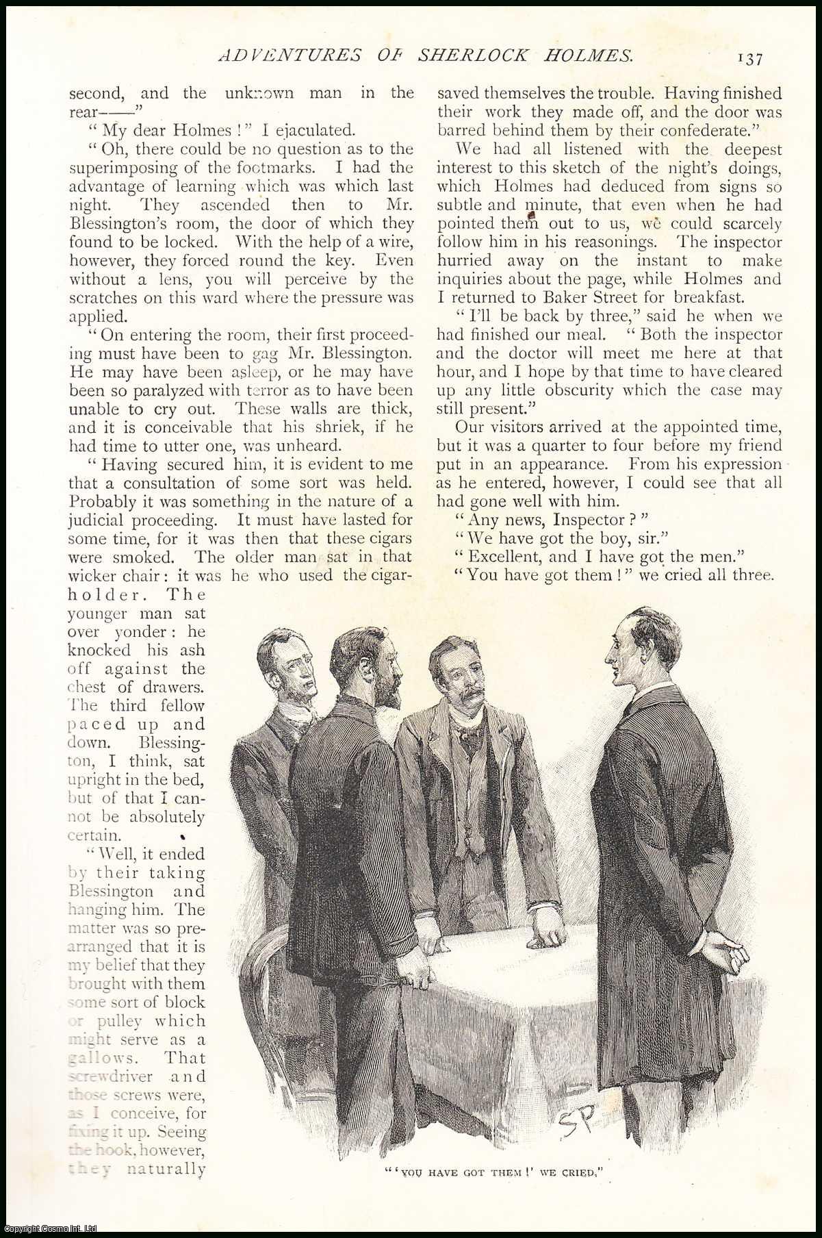 DOYLE, A. CONAN - The Adventure of The Resident Patient. The Adventures of Sherlock Holmes. An original article from The Strand Magazine, 1893.
