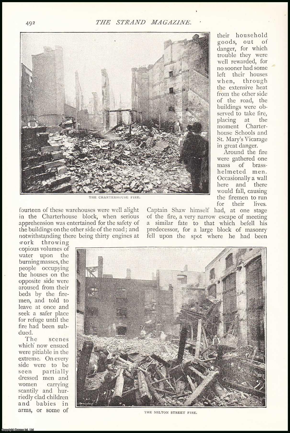 GREENWOOD, SIDNEY - Great London Fires. An original article from The Strand Magazine, 1893.