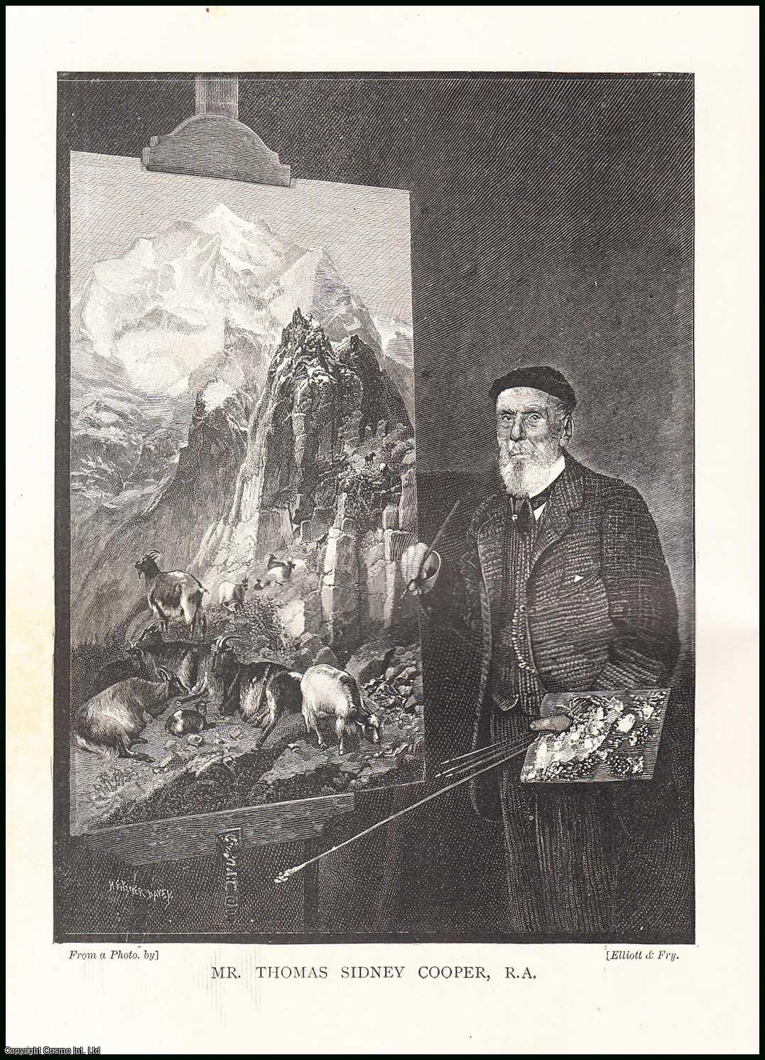 Harry How - Mr Thomas Sidney Cooper, English Painter : Illustrated Interview. An uncommon original article from The Strand Magazine, 1894.