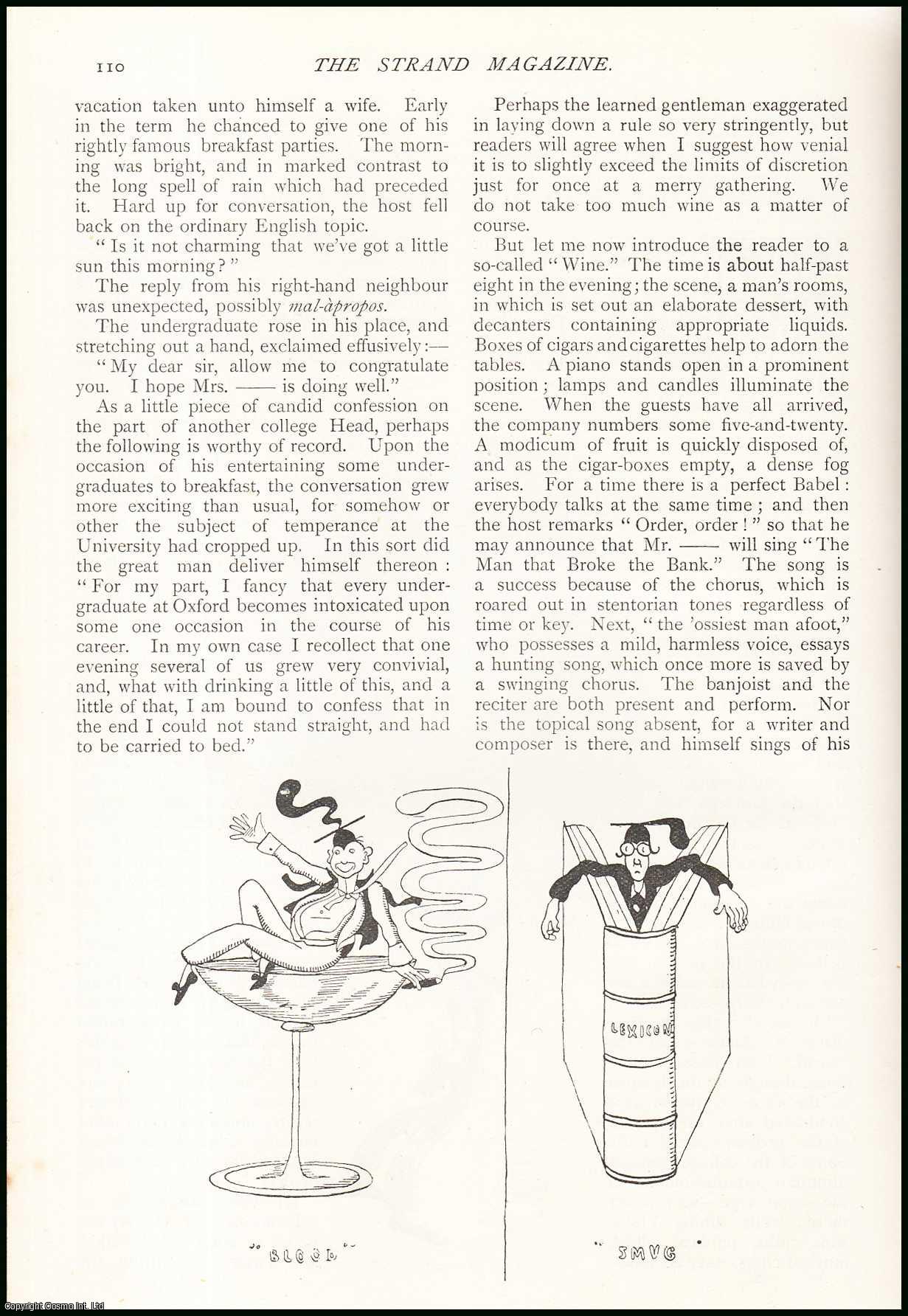 Harold George - Oxford at Home : Education. An uncommon original article from The Strand Magazine, 1895.