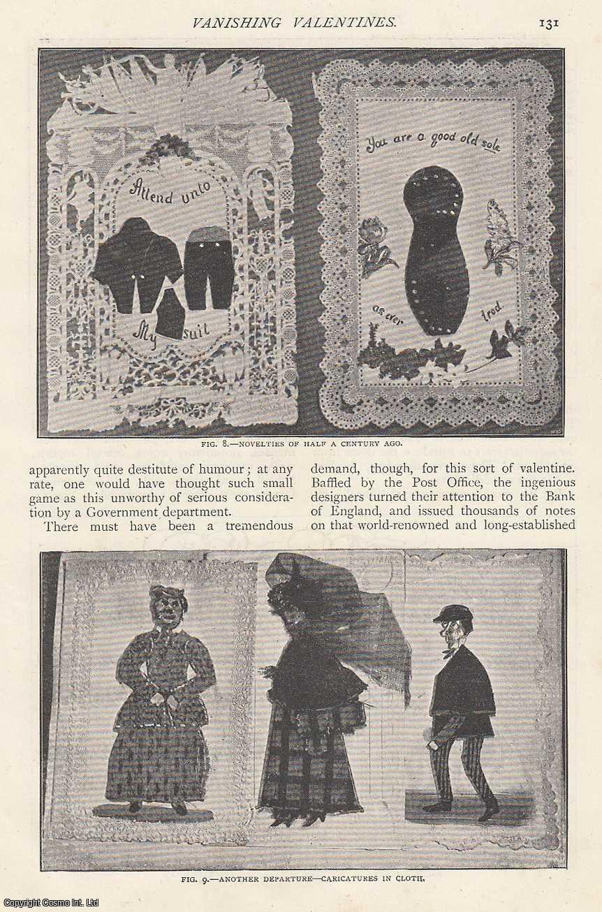 FITZGERALD, W. G. - Vanishing Valentines. Greeting cards. An original article from The Strand Magazine, 1895.