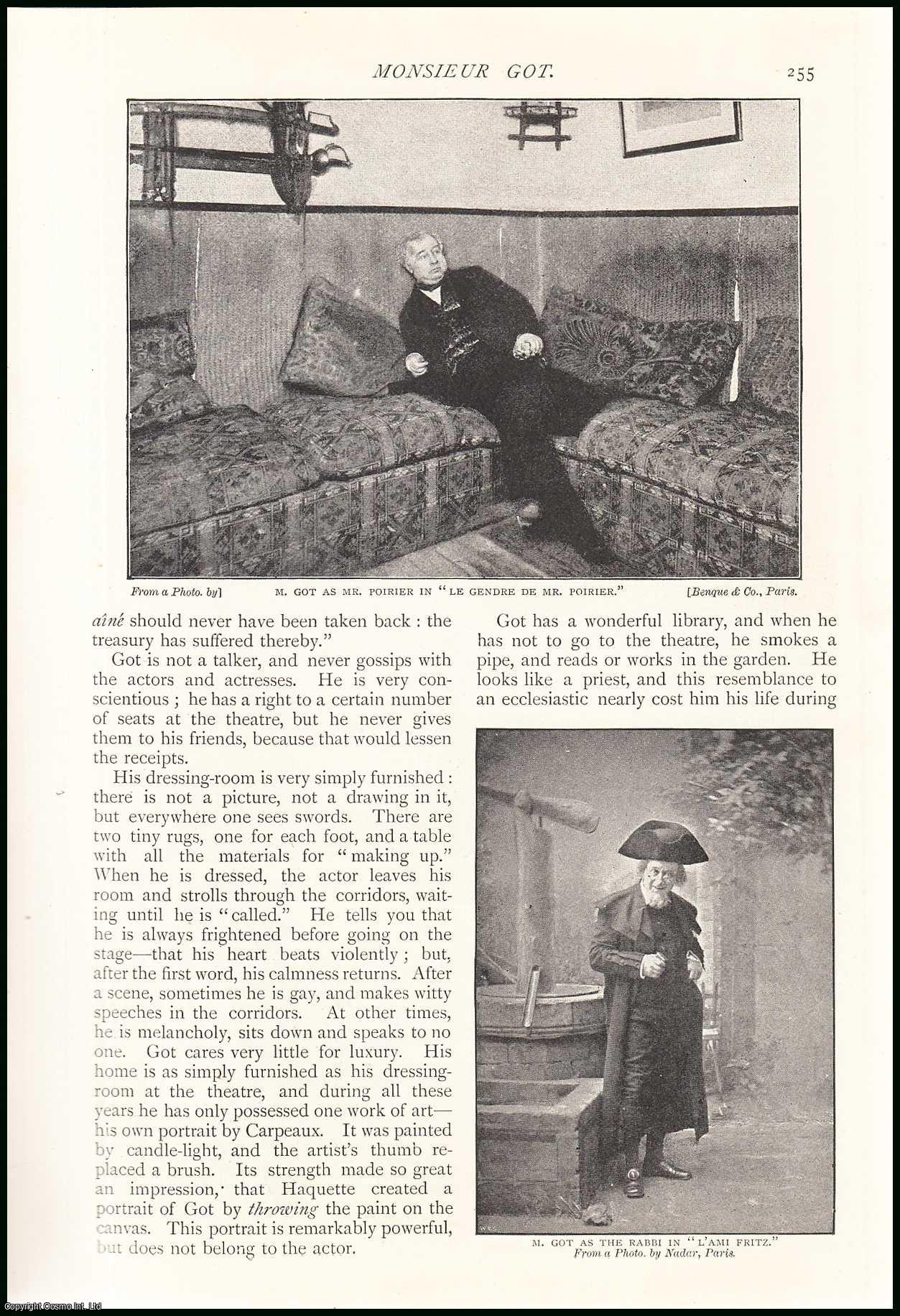 SALVADOR, BARONESS ALTHEA - Monsieur Got. An original article from The Strand Magazine, 1895.